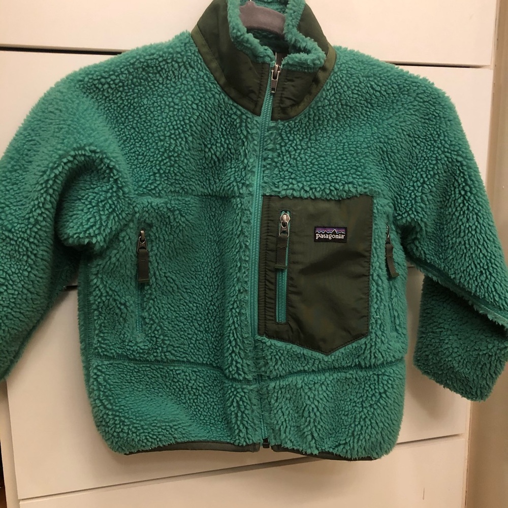 EUC Kids Patagonia Retro Fleece Zip Jacket Size XS